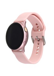 20mm 22mm Silicone Strap Band For Samsung Galaxy Watch 3 Active 2 Huawei GT 2E GT2 GT2E Amazfit 46mm Sport Bracelet Accessories