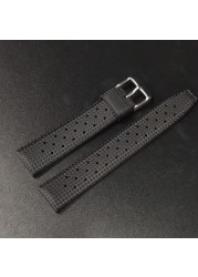 Steel454 Automatic Mechanical Watch Strap Replacement Watch Bands Automatic Watch Bracelets Diving Watches Waffle Strap 20/22mm