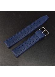 Steel454 Automatic Mechanical Watch Strap Replacement Watch Bands Automatic Watch Bracelets Diving Watches Waffle Strap 20/22mm