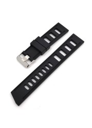 Steel454 Automatic Mechanical Watch Strap Replacement Watch Bands Automatic Watch Bracelets Diving Watches Waffle Strap 20/22mm