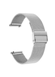 Stainless Steel Straps For Garmin Forerunner 55 245 645M Smart Watch Band Metal Bracelet Straps For Approach S40 S12 S42 Correa