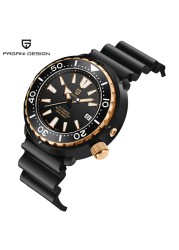 Pagani Design 2021 New Tuna Diver Watch Men 300M Waterproof Mechanical Automatic Wristwatch 45MMTop Brand Relogio Masculino