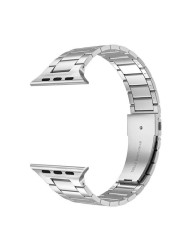 Luxury Metal Strap for Apple Watch 45mm 41mm 44mm 42mm 40mm 38mm Stainless Steel Strap Accessories for iWatch 7 6 5 4 3 2 1 SE