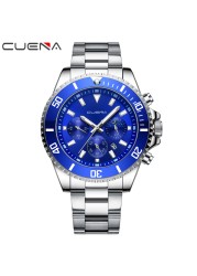 CUENA Top Brand Luxury Watch Fashion Men 30ATM Waterproof Date Watch Sport Men's Watches Quartz Wristwatch Relogio Masculino