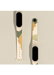 Morandi Color Strap For Xiaomi Mi Band 6 Wristband Accessories For Xiaomi Mi Band 6 5 4 3 Silicone Bracelet Replacement Strap