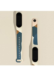 Morandi Color Strap For Xiaomi Mi Band 6 Wristband Accessories For Xiaomi Mi Band 6 5 4 3 Silicone Bracelet Replacement Strap