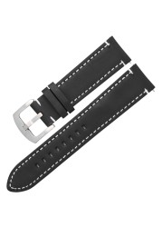 Oil Wax Leather Watch Band Bracelet 20mm 22mm For Samsung Galaxy Watch 42 46mm High-end Cowhide Watch Straps For Huawei GT2