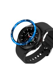 Circle Watch For Samsung Galaxy Watch 4 46mm 42mm Bezel Ring Design Protection Cover For Samsung Galaxy Watch 4 46mm 42mm