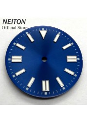 Niton 28.5mm/31mm Black Blue Green Red Yellow Luminous Dial Watch Fit NH35 NH36 ETA2824 2836 Miyota 8215 DG2813 3804 Movement