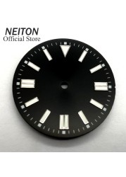 Niton 28.5mm/31mm Black Blue Green Red Yellow Luminous Dial Watch Fit NH35 NH36 ETA2824 2836 Miyota 8215 DG2813 3804 Movement