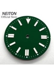 Niton 28.5mm/31mm Black Blue Green Red Yellow Luminous Dial Watch Fit NH35 NH36 ETA2824 2836 Miyota 8215 DG2813 3804 Movement