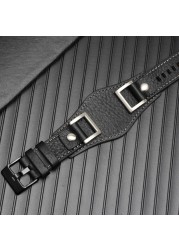 Genuine leather for Fossil JR1157 watch band accessories vintage style strap with high quantity stainless steel joint 24mm