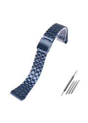 Luxury Steel Watch Band For Casio A158 / A159 / A168 /A169/B650 /AQ230/ 700 Classic Die Small Square Silver 18mm