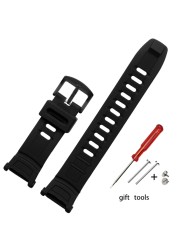 Silicone Watch Band For Casio PROTREK Series prg-130y/prw-1500y Men's Silicone Watch Band Accessories Specia Wrist Interface