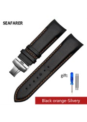 Genuine Calfskin Watchband Watch Band Strap for Tissot Couturier T035 T035617 627 T035439 Watch Band 22/23/24mm Brush Buckle