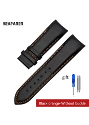 Genuine Calfskin Watchband Watch Band Strap for Tissot Couturier T035 T035617 627 T035439 Watch Band 22/23/24mm Brush Buckle