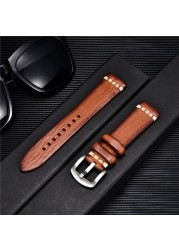 High Quality Handmade Cowhide Watch Strap Vintage Retro Watch Band Bracelets Wristwatchbands Straps 18mm 20mm 22mm 24mm