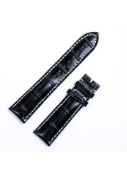 22mm 24mm for Breitling Strap Italy Genuine Cow Leather Watch Band Premier B01 Bentley Avenger Navitime 316L Pin Buckle Logo