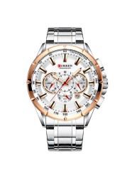 Curren Watches Men Luxury Brand Chronograph Quartz Watch Men Waterproof Sport Wrist Watch Men Stainless Steel Male Clock