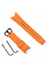 Rubber Watchband for Casio G Shock GST Series GST-210/W300/400G/B100 Waterproof Silicone Watch Band Men Straps Accessories 26*14