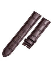 19mm 20mm 21mm 22mm Genuine Leather Watch Band For Tissot T035 Lilock T063 T41 Curved End Handmade Watch Strap Butterfly Buckle