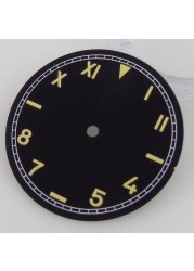 Fit for ETA 6497 6498 ST3600 3621 movement 37mm luminous dial watch for mechanical hand winding men's watch