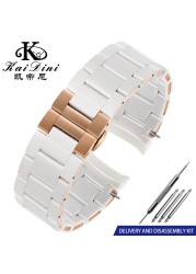 Silicone Hard Rubber Watchband In Rubber For AR5890 AR5889 AR5858 AR5920 AR5868 AR8023 Man 23mm Woman 20mm Watch Band Bracelet