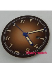 Fit for Miyota 8215 DG2813 ST1612 Movement 36mm Watch Dial Gradient Color Luminous 3 Hour Date for Automatic Men's Watch