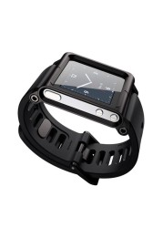 Multitouch Watch Band Kit Wrist Strap Bracelet For iPod Nano 6 6th 6g Aluminum Metal Case