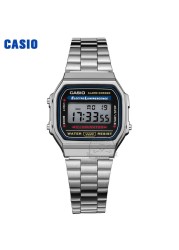 Casio Watch Gold Watch Men Top Brand Luxury LED Digital Waterproof Quartz Watch Men Sports Military Wrist Watch relogio masculino reloj hombre erkek kol saati montre homme zegarek meski часы мужские A168WG-9