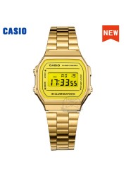 Casio Watch Gold Watch Men Top Brand Luxury LED Digital Waterproof Quartz Watch Men Sports Military Wrist Watch relogio masculino reloj hombre erkek kol saati montre homme zegarek meski часы мужские A168WG-9