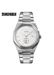 New Sport Wristwatch For Man SKMEI Top Brand Stainless Steel Waterproof Watches Men Watch Military Quartz Wristwatch Montre Homme