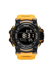 Sports Digital Watches 50M Waterproof Military SMAEL Watch Luminous Alarm Clock Led Big Dial Men's Watches 8046 Men's Wrist Watch