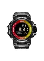 Sports Digital Watches 50M Waterproof Military SMAEL Watch Luminous Alarm Clock Led Big Dial Men's Watches 8046 Men's Wrist Watch