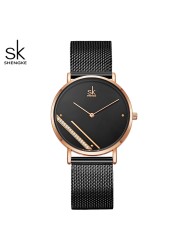 Luxury Women Watches Quartz Watch Female Thin Steel Simple Business Wristwatch Ladies Diamond Dress Watch Women Relogio Feminino