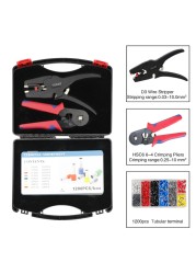 Ring Crimping Tool Kit Sopoby Crimping Pliers 0.08-16mm2/700pcs Wire Terminals