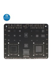 Black Steel BGA Stencil Stencil For iPhone 11 12 Pro Max XS XS MAX XR X 8P 8 7P 7 6S 6 CPU IC Chip Tin Soldering Mesh