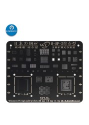 Black Steel BGA Stencil Stencil For iPhone 11 12 Pro Max XS XS MAX XR X 8P 8 7P 7 6S 6 CPU IC Chip Tin Soldering Mesh