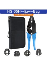 HS-05H Coaxial Cable Crimping Pliers Kit for SMA/BNC RG58, 59, 62, 174,8, 11, 188, 233 and Crimper Cutter Stripper Tools