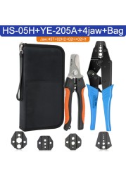 HS-05H Coaxial Cable Crimping Pliers Kit for SMA/BNC RG58, 59, 62, 174,8, 11, 188, 233 and Crimper Cutter Stripper Tools