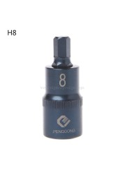 Hexagon Screwdriver Socket Multifunction Tools Drill Bit Hand Tool Socket H4 H5 H6 H7 H8 H10 H12 H14 H17 N11 19 Dropship