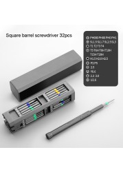 Multifunction Screwdriver Set 43 in 1 S2 Phillips Slotted Precision Screw Bit Driver Mobile Maintenance Notebook Tool Hand Tools