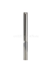 6mm Shank 2 Flute Straight End Carbide CNC Router Bit Drilling Straight Slot Milling Cutter Wood Tool