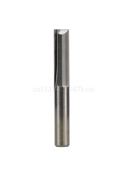 6mm Shank 2 Flute Straight End Carbide CNC Router Bit Drilling Straight Slot Milling Cutter Wood Tool