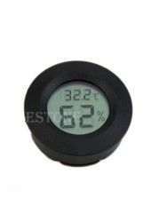 Digital Cigar Humidor Hygrometer New Round Face Thermometer