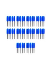 50pcs Plotter Blade Set 30/45/60 Degree Roland Cricut Tool Wood Working Blades Vinyl Cutter Offset Replacement Carving Tools
