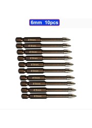 Tungsten Carbide Glass Drill Bit Set Alloy Carbide Point With 4pcs Glass Tile Edges Cross Spear Head Drill Bits