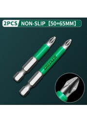 Greener Anti Slip Magnetic Impulse Head Cross High Hardness Hand Drill Bit Screw Electric Screwdriver Set 25 50 65 70 90 150mm PH2