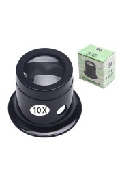 3X 5X 10X15X 20X Jewelry Eye Loupe Ring Magnifier Single Lens Magnifying Glass for Watchmakers