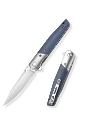 TRIVISA Folding Pocket Knife G10 Handle with Flipper 3.54" BOHLER K110  Blade Tactical Knives with Clip EDC Hunting Tool for Men